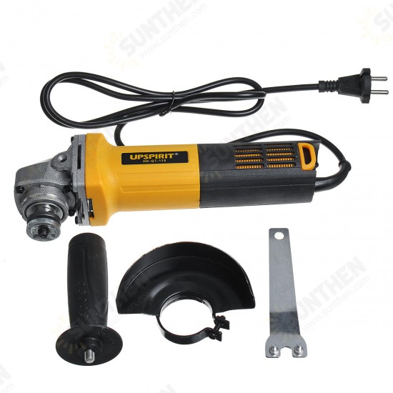 850W 10000RPM Electric Angle Grinder 115mm Grinding Polishing Machine Polisher Cutting Tool