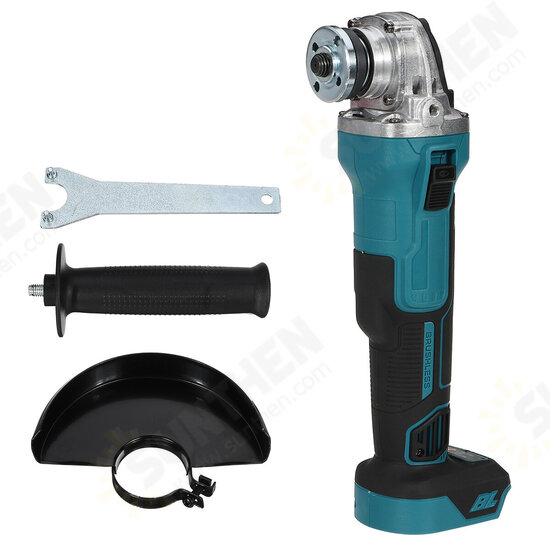 18V 100/125mm 3 Speed Brushless Angle Grinder Electric Polishing Cutting Tool For Makita 18V Battery