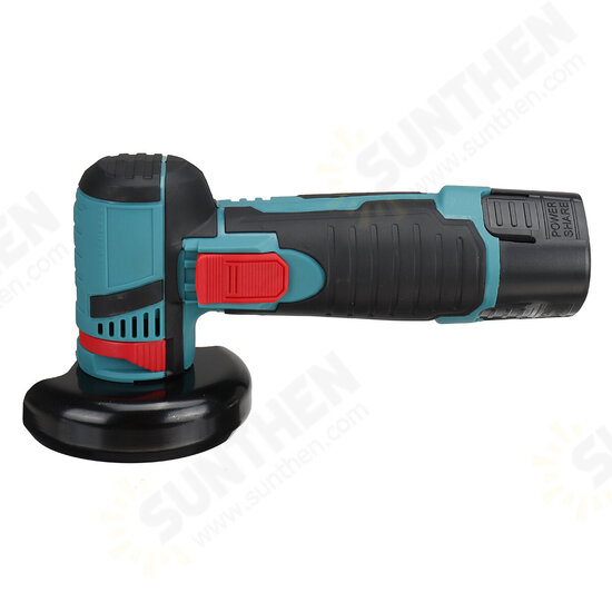 2000RPM 500W 12V Professional Compact Angle Grinder Metal Cutting Polishing Tool W/ 1/2PCS Battery