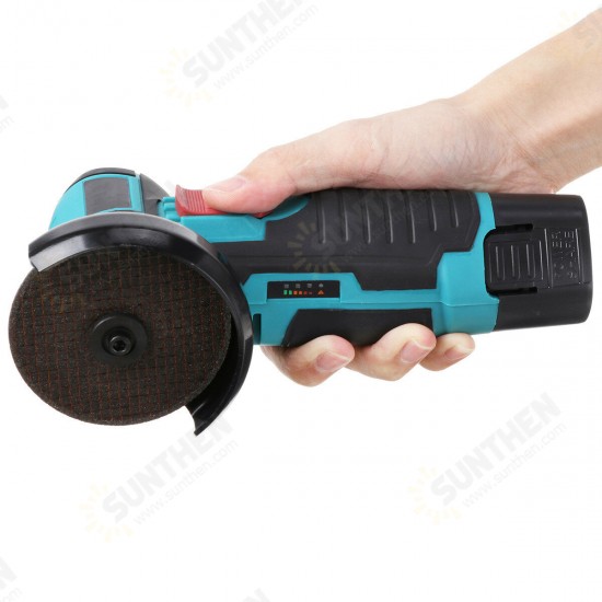 12V Mini Electric Angle Grinder Portable Wood Metal Polishing Cutting Grinding Tool W/ 1pc/2pcs Battery