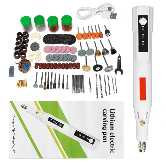 Mini Electric Rotary Grinder Pen Drill Nail Polishing Machine + 161PCS Accessories