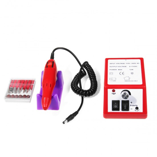 Profession Manicure Pedicure Electric Drill File Nail Art Pen Machine Tool Kit