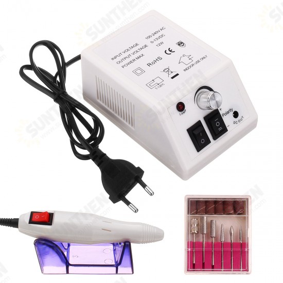 Professional Electric Nail Polisher File Drill Manicure Pedicure Machine Tools