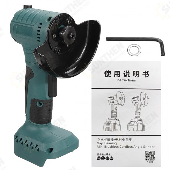 Mini Brushless Angle Grinder Cordless Polishing Grinding Machine Electric Power Tools For Makita 18V Battery