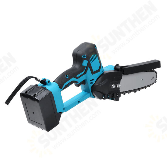 1080W 8 Inch Electric Cordless Chainsaw Chain Saw Handheld Garden Wood Cutting Tool W/ None/1pc Battery