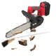 10in Rechargeable Brushless Electric Chain Saw One-Hand Saw Woodworking Wood Cutter W/ 1 or 2 pcs Battery & Storage Case