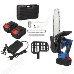 10in Rechargeable Brushless Electric Chain Saw One-Hand Saw Woodworking Wood Cutter W/ 1 or 2 pcs Battery & Storage Case 10in Rechargeable Brushless Electric Chain Saw One-Hand Saw Woodworking Wood Cutter W/ 1 or 2 pcs Battery & Storage Case