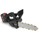 10inch 298VF Cordless Electric Chain Saw Handheld Chainsaw Wood Tree Cutter W/ 1/2pcs Battery