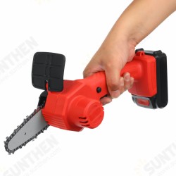 1600W 21V 4Inch Rechargeable Electric Chain Saw Handheld Woodworking Cutter Tool w/ 1/2pcs Battery 1600W 21V 4Inch Rechargeable Electric Chain Saw Handheld Woodworking Cutter Tool w/ 1/2pcs Battery
