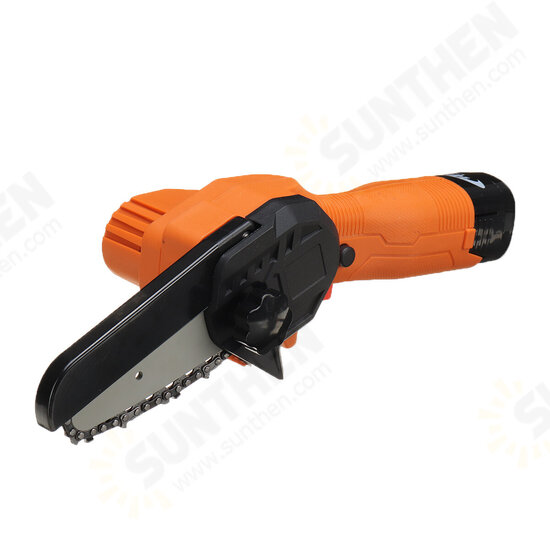 18V 500W One-Handed Electric Chainsaw 4 Inch Mini Woodworking Rechargable Lithium Battery Pruning Saw Chainsaws