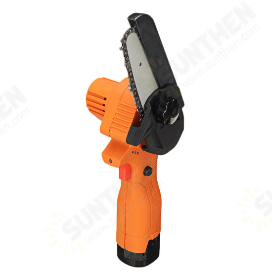 18V 500W One-Handed Electric Chainsaw 4 Inch Mini Woodworking Rechargable Lithium Battery Pruning Saw Chainsaws