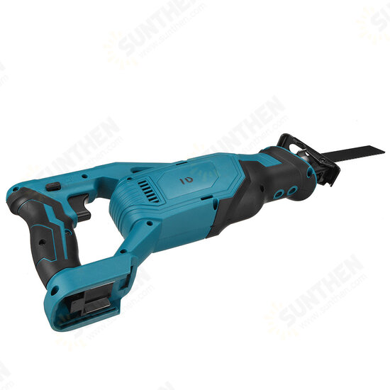 18V Blue Electric Reciprocating Saw Variable Speed Cordless Wood Metal Cutting Power Tools Set