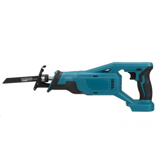 18V Blue Electric Reciprocating Saw Variable Speed Cordless Wood Metal Cutting Power Tools Set