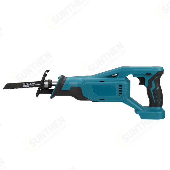 18V Blue Electric Reciprocating Saw Variable Speed Cordless Wood Metal Cutting Power Tools Set