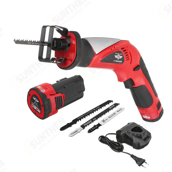 2000mAh Li-Ion 12V Cordless Electric Reciprocating Saw Rechargeable For BOSCHT118A T127D