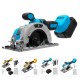 20V 125MM Electric Cordless Brushless Circular Saw Auxiliary Handle Household Woodworking Tools DIY Tools for Makita 18V Battery