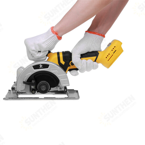 20V 125MM Electric Cordless Brushless Circular Saw Auxiliary Handle Household Woodworking Tools DIY Tools for Makita 18V Battery