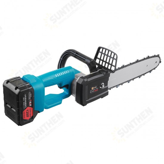 21V 10 Inch Cordless Electric Chain Saw Wood Mini Cutter One-Hand Saw Woodworking Tool