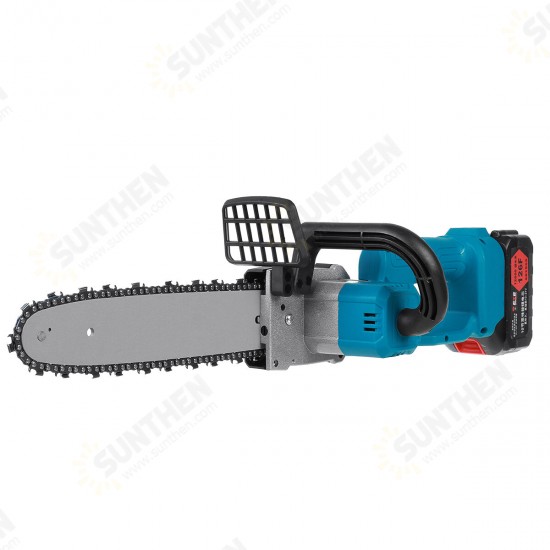 21V 10 Inch Cordless Electric Chain Saw Wood Mini Cutter One-Hand Saw Woodworking Tool