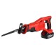 21V 1800mAH Cordless Reciprocating Saw 5000Rpm Branch Saw Electric Professional Recipro Saw W/ 8 Blades & 1/2 Battery For Makita