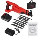 21V 1800mAH Cordless Reciprocating Saw 5000Rpm Branch Saw Electric Professional Recipro Saw W/ 8 Blades & 1/2 Battery For Makita