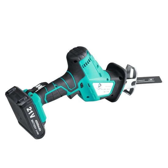 21V 3000RPM Electric Cordless Reciprocating Saw For Wood Metal Cutting With Battery