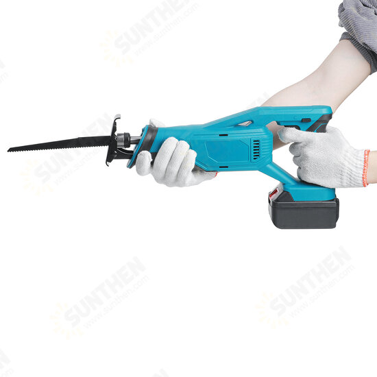 21V 5000Rpm Reciprocating Saw Professional Electric Branch Cutter Recipro Saw W/ 1pc Battery