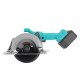 21V 6 Inch Cordless Electric Circular Saw 45° Curved Cutting Adjustable With 1/2 Batteries For Woodworking