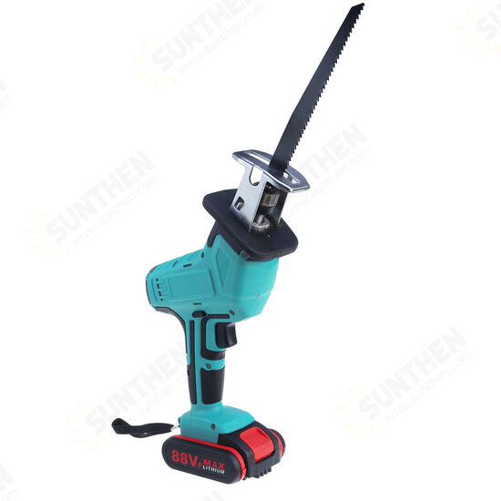 21V 7500mAh Electric Reciprocating Saw Ki tCordless Saw Cutting Blades+2 Battery