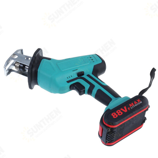 21V 7500mAh Electric Reciprocating Saw Ki tCordless Saw Cutting Blades+2 Battery