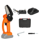 21V Cordless Electric Chain Saw One-Hand Woodworking Wood Cutter W/ 1or 2 Batteries