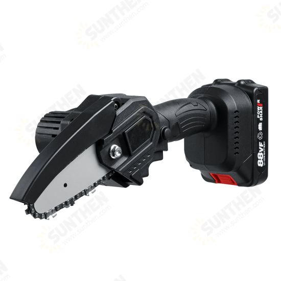 21V Cordless Electric Chainsaw Chain Saw Handheld Garden Wood Cutting Tool with Battery Adapted To Makita Battery