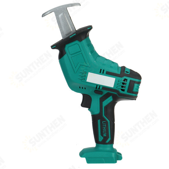 21V Cordless Electric Reciprocating Saw with 4 Blades Wood Metal Cutting Recip Prunning Saw W/2pcs Battery EU/US Plug Fit Makita