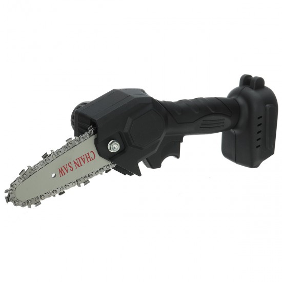 21V Cordless Mini Electric Chain Saw Rechargeable Wood Cutter Chainsaw Woodworking Tool Without Battery