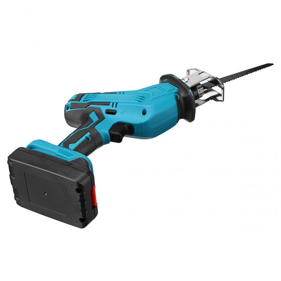 21V Cordless Reciprocating Saw Electric Sabre Saw Woodworking Wood Metal Cutting With 1 Battery