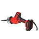 21V Cordless Reciprocating Saw Electric Saw W/ 4 Saw Blades Metal Cutting Woodworking W/ 1/2 Lithium Battery