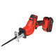 21V Cordless Reciprocating Saw Electric Saw W/ 4 Saw Blades Metal Cutting Woodworking W/ 1/2 Lithium Battery