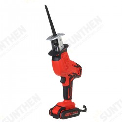 21V Cordless Reciprocating Saw Electric Saw W/ 4 Saw Blades Metal Cutting Woodworking W/ 1/2 Lithium Battery 21V Cordless Reciprocating Saw Electric Saw W/ 4 Saw Blades Metal Cutting Woodworking W/ 1/2 Lithium Battery