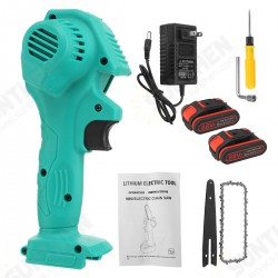 21V Portable Electric Pruning Saw Rechargeable Woodworking Electric Chain Saw W/ 1/2pcs Battery 21V Portable Electric Pruning Saw Rechargeable Woodworking Electric Chain Saw W/ 1/2pcs Battery
