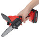 21V Rechargeable Electric Chain Saw Portable Woodworking Saw Cordless Wood Cutter W/ 1pc/2pcs Battery