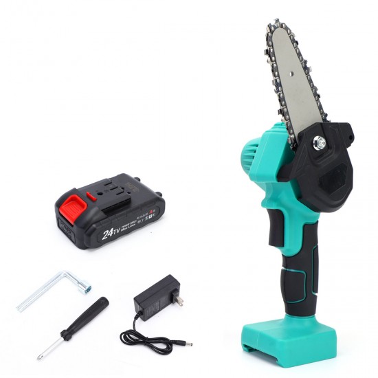 220V Mini Chainsaw Cordless Electric Portable Saw Hand-held Rechargeable Electric Logging Saw With Brushless Motor Lightweight