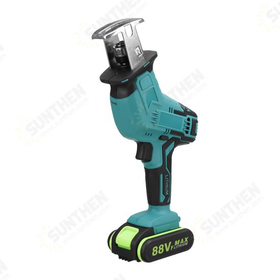 220V Rechargeable Cordless Reciprocating Saw Handheld Wood With Metal Cutting Kit