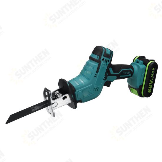 220V Rechargeable Cordless Reciprocating Saw Handheld Wood With Metal Cutting Kit