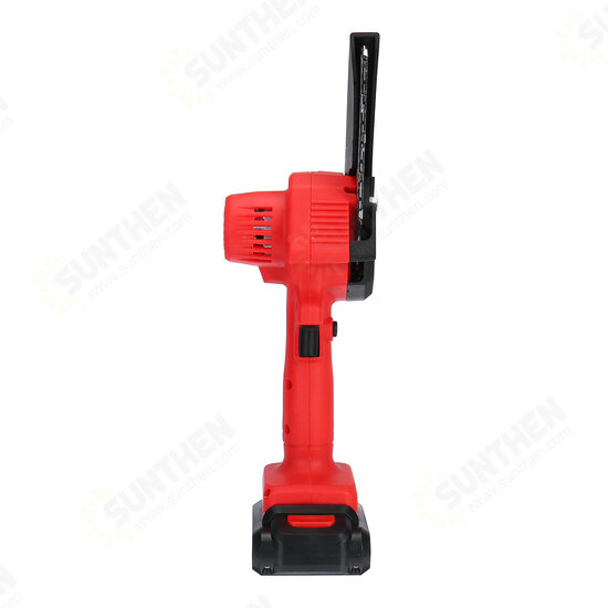 24V 2000mAh Mini Portable Electric Chain Saw Woodworking Wood Cutting Tool W/ 1/2PCS Battery