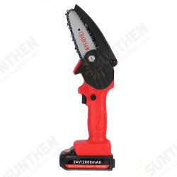 24V 2000mAh Mini Portable Electric Chain Saw Woodworking Wood Cutting Tool W/ 1/2PCS Battery 24V 2000mAh Mini Portable Electric Chain Saw Woodworking Wood Cutting Tool W/ 1/2PCS Battery