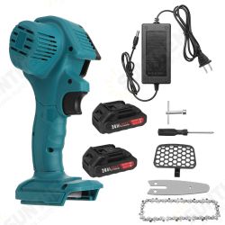 24V 4 Inch One-Hand Electric Chain Saw 800W Handheld Logging Saws Chainsaw Wood Cutting Tool W/ 2pcs Battery For Makita 24V 4 Inch One-Hand Electric Chain Saw 800W Handheld Logging Saws Chainsaw Wood Cutting Tool W/ 2pcs Battery For Makita