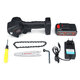 24V Rechargeable Cordless Electric Saw Portable Woodworking Cutting Tool W/ Battery