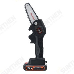 24V Rechargeable Cordless Electric Saw Portable Woodworking Cutting Tool W/ Battery 24V Rechargeable Cordless Electric Saw Portable Woodworking Cutting Tool W/ Battery