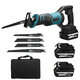 288VF 1200W Electric Reciprocating Saw Cordless Chainsaw One-Hand Saw Cutting Woodworking Tools W/ 1 or 2pcs Battery For Makita