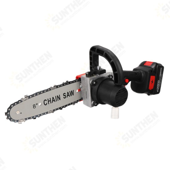 288VF 8Inch Electric Chain Saw Cordless One-Hand Chainsaw Woodworking Tool W/ 1/2/None Battery